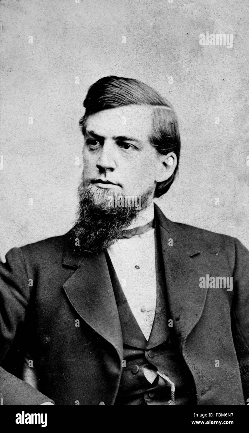 Eugene Hale ca 1874 Stock Photo