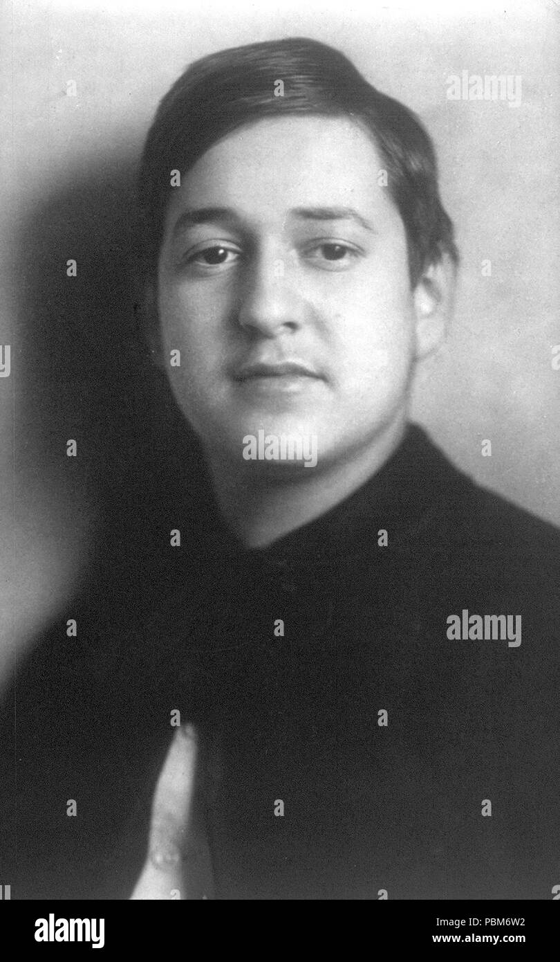 Erich Wolfgang Korngold, 1897-1957, bust portrait Stock Photo