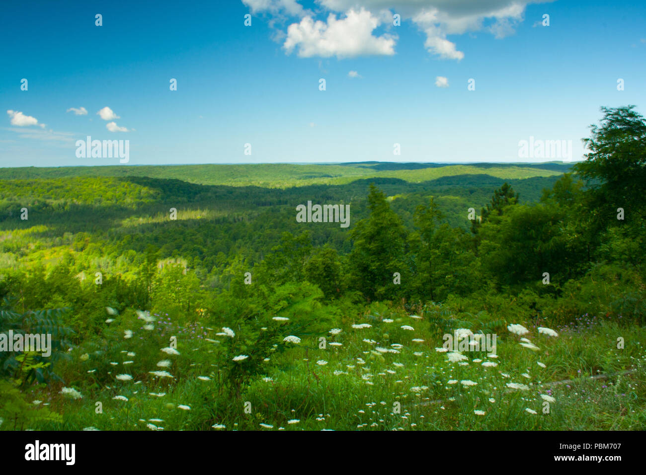 Deadman's Hill Overlook, Michigan Stock Photo Alamy