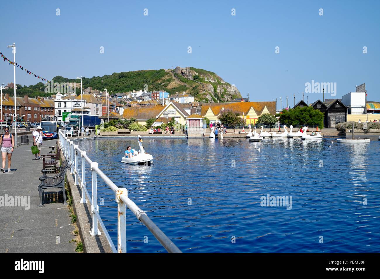 Hastings boating lake hires stock photography and images Alamy