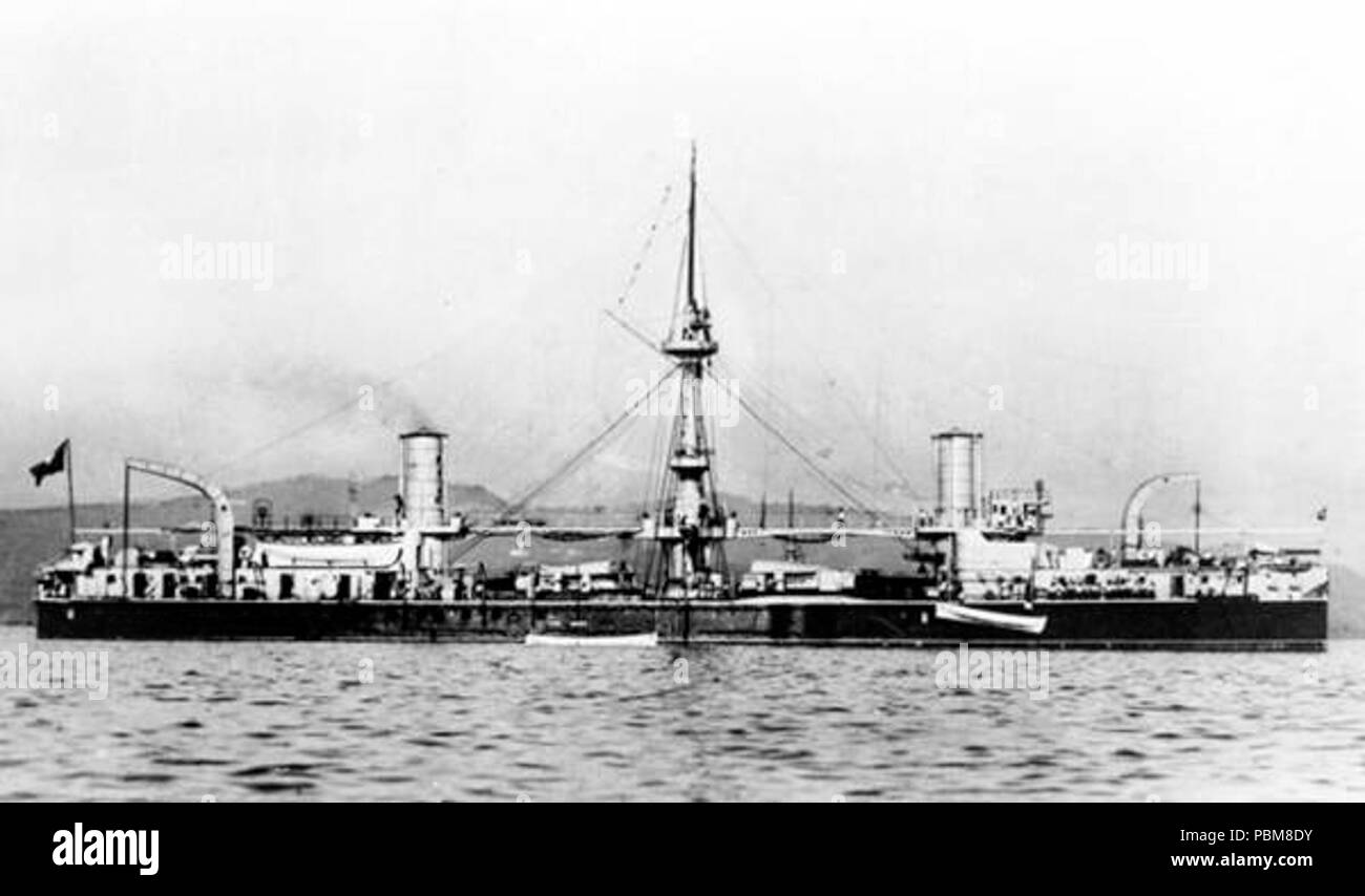 . English Photograph of Italian battleship Ruggiero di Lauria. circa