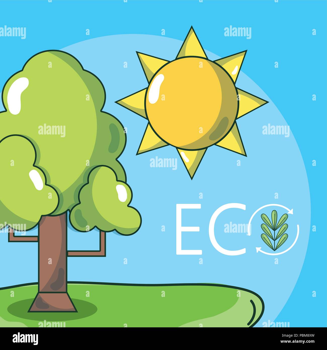 Eco environment concept Stock Vector Image & Art - Alamy