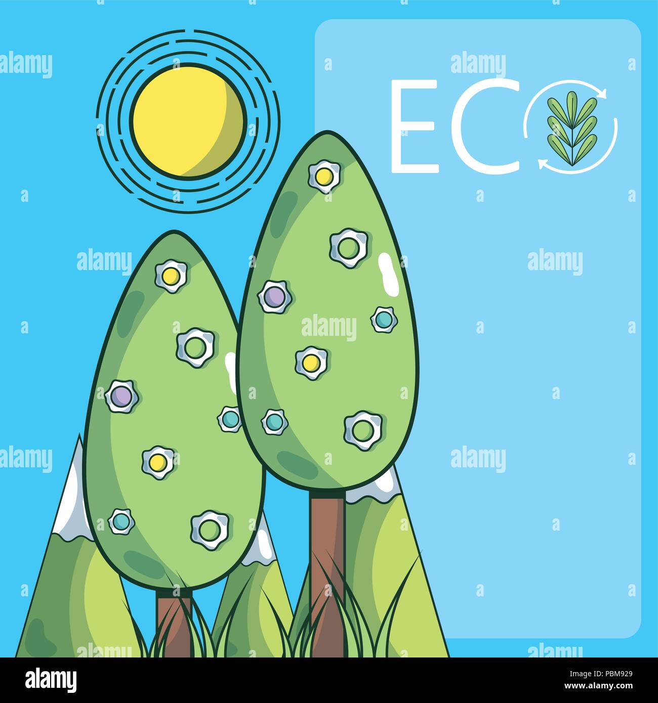 Eco environment concept Stock Vector Image & Art - Alamy