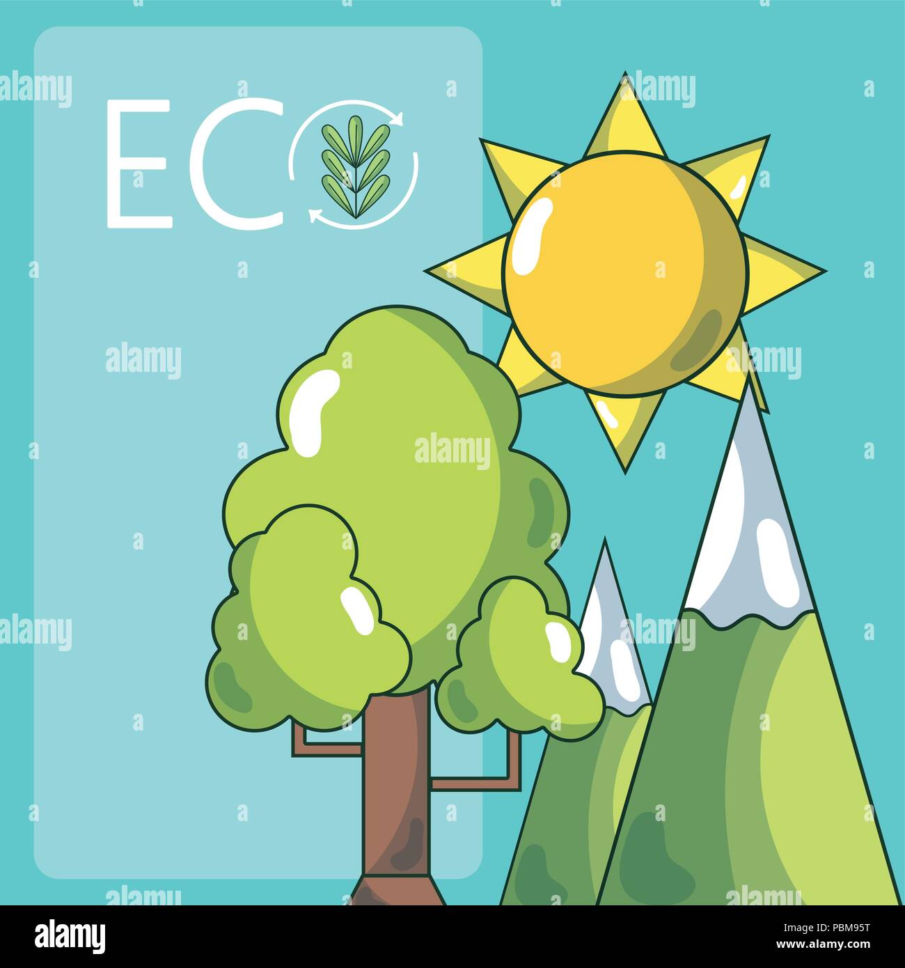 Eco environment concept Stock Vector Image & Art - Alamy