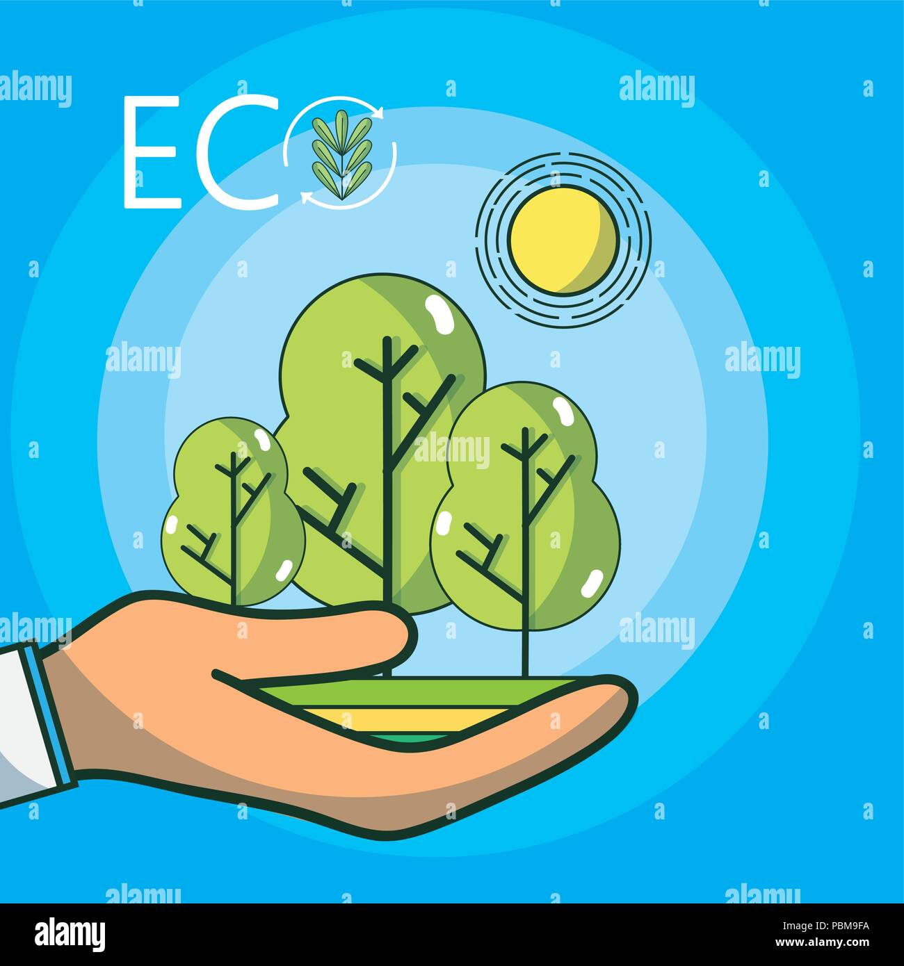 Eco environment concept Stock Vector Image & Art - Alamy