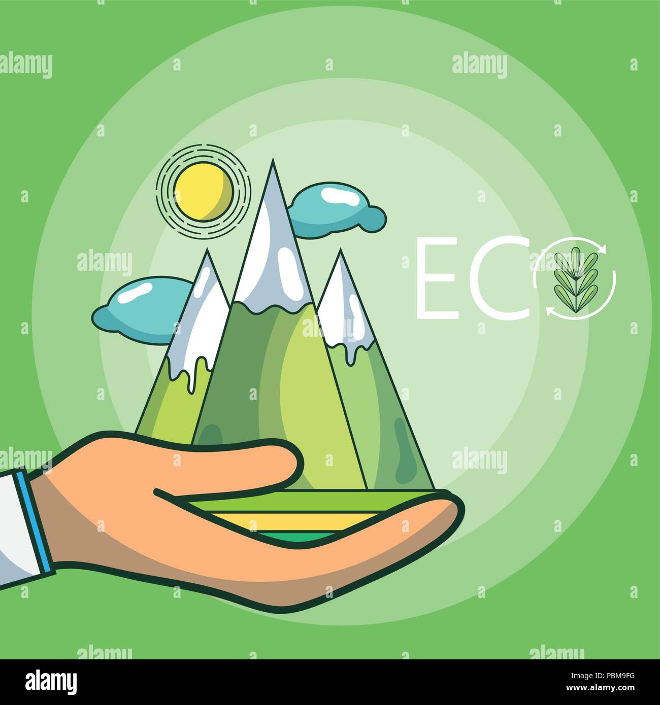 Eco environment concept Stock Vector Image & Art - Alamy