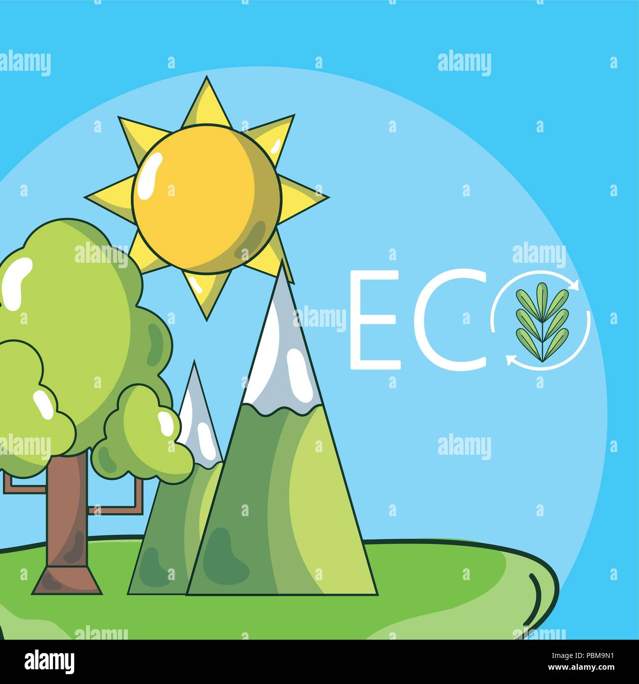 Eco environment concept Stock Vector Image & Art - Alamy