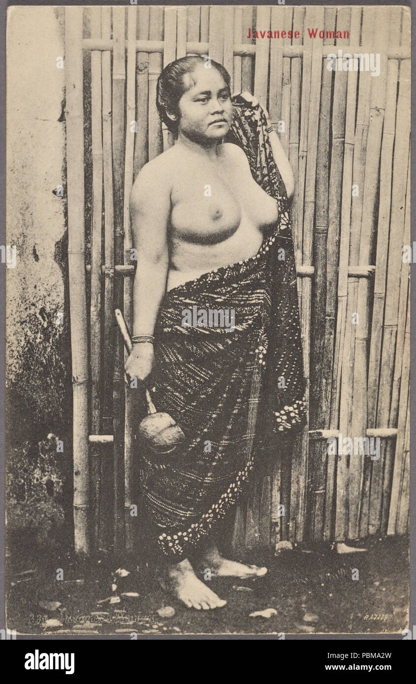 828 Javanese woman (NYPL Hades-2359466-4043822) Stock Photo