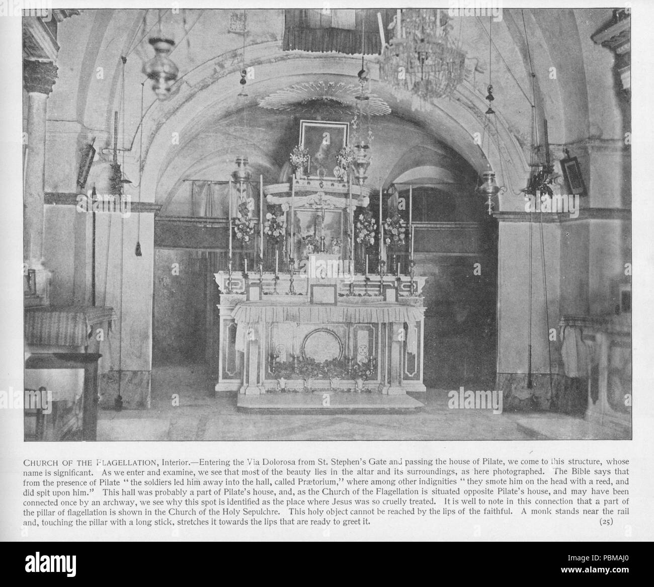 Church jerusalem israel holy land Black and White Stock Photos & Images ...