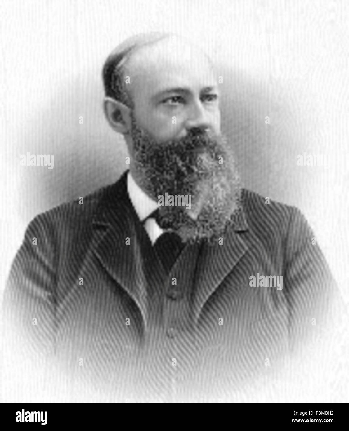 . English: John Wesley Hyatt, Jr. (1837-1920), inventor of celluloid. 1890s 841 John Wesley Hyatt, Jr Stock Photo