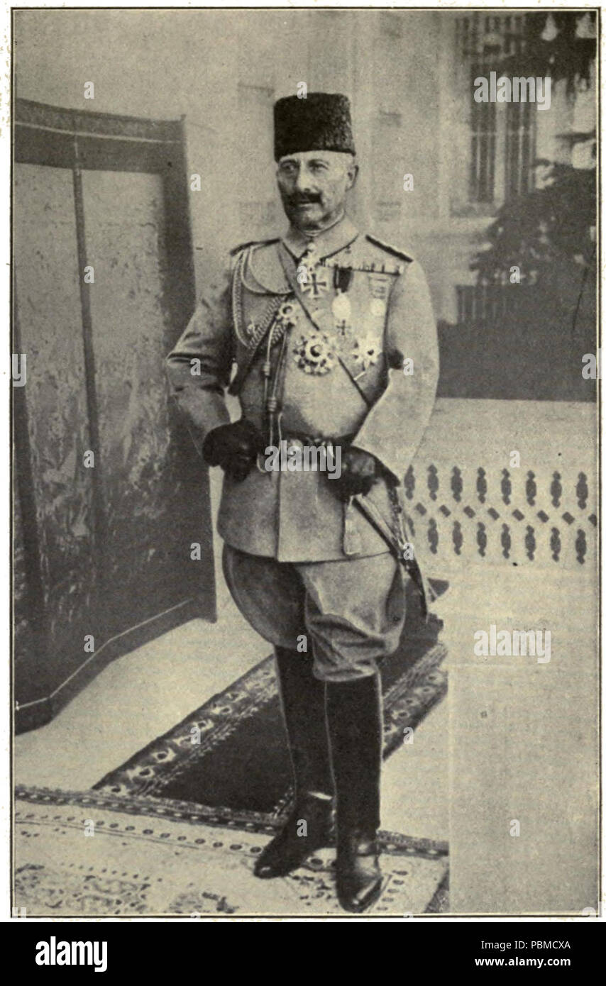 . English: Kaiser Wilhelm II in the uniform of a Turkish Field Marshal . Unknown date 852 Kaiser Wilhelm II in the uniform of a Turkish Field Marshal Stock Photo