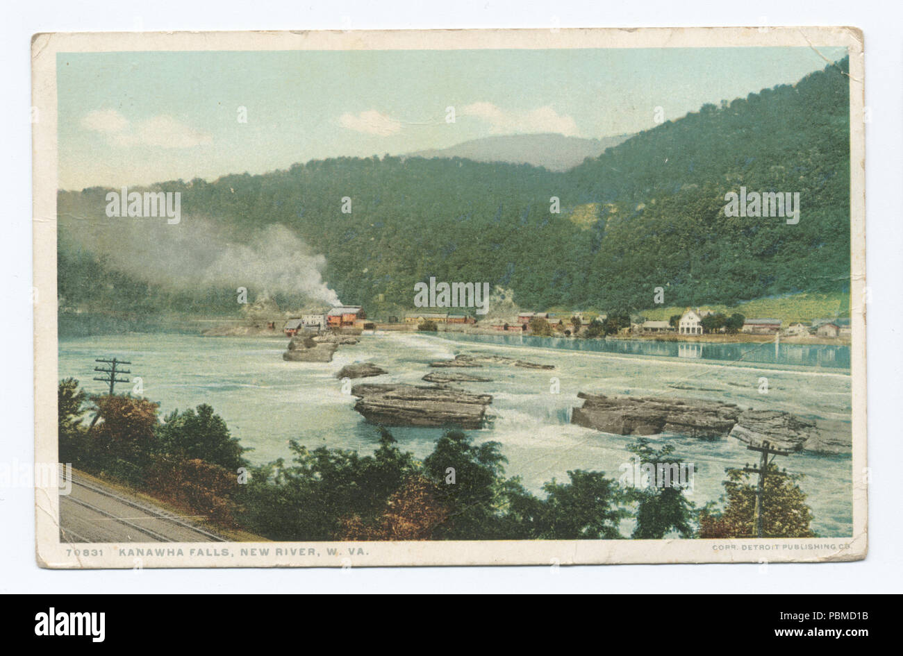 Photo South branch,canoes,Potomac River,West Virginia,WV,Detroit Publishing Co,c1890