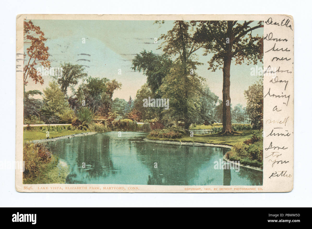 884 Lake Vista, Elizabeth Park, Hartford, Conn (NYPL b12647398-67910) Stock Photo