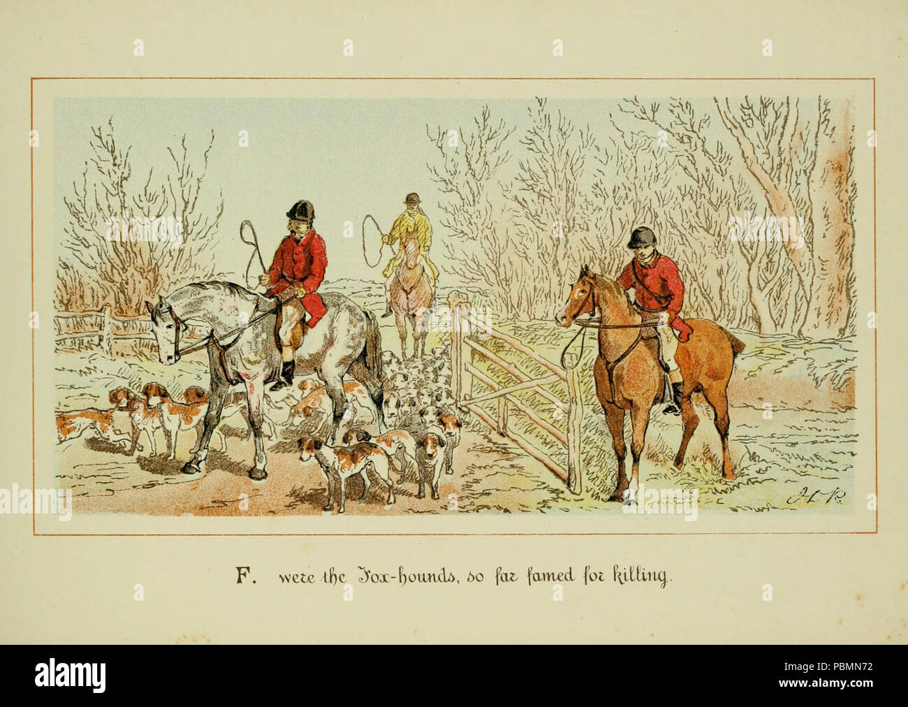 ABC of fox hunting (Plate 6 Stock Photo Alamy