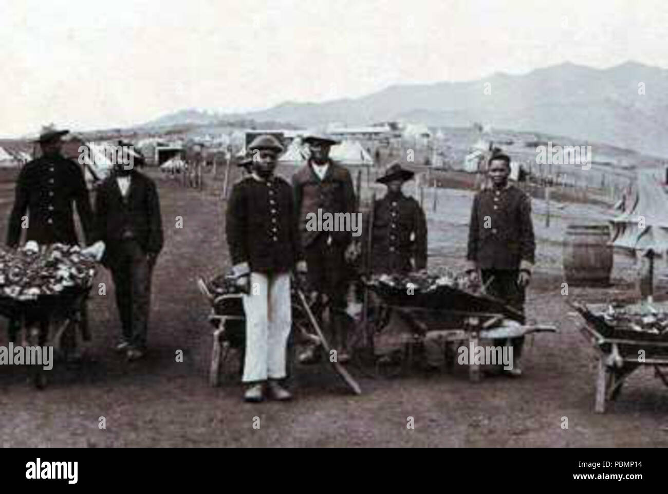 895 Len Taunyane as a prisoner of war on Saint Helena Stock Photo Alamy