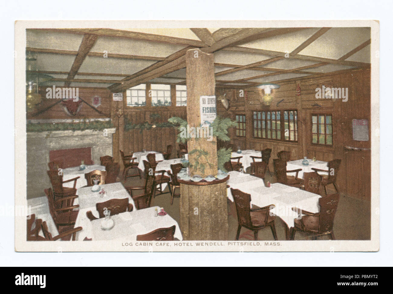 931 Log Cabin Cafe Hotel Wendell Pittisfield Mass Nypl