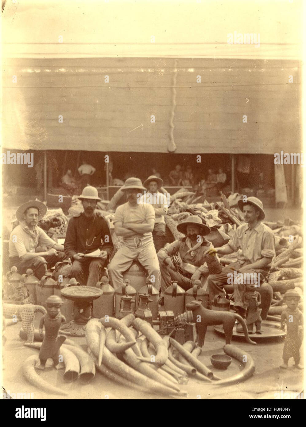 936 Looted objects from the Benin Punative Raid, 1897 Stock Photo