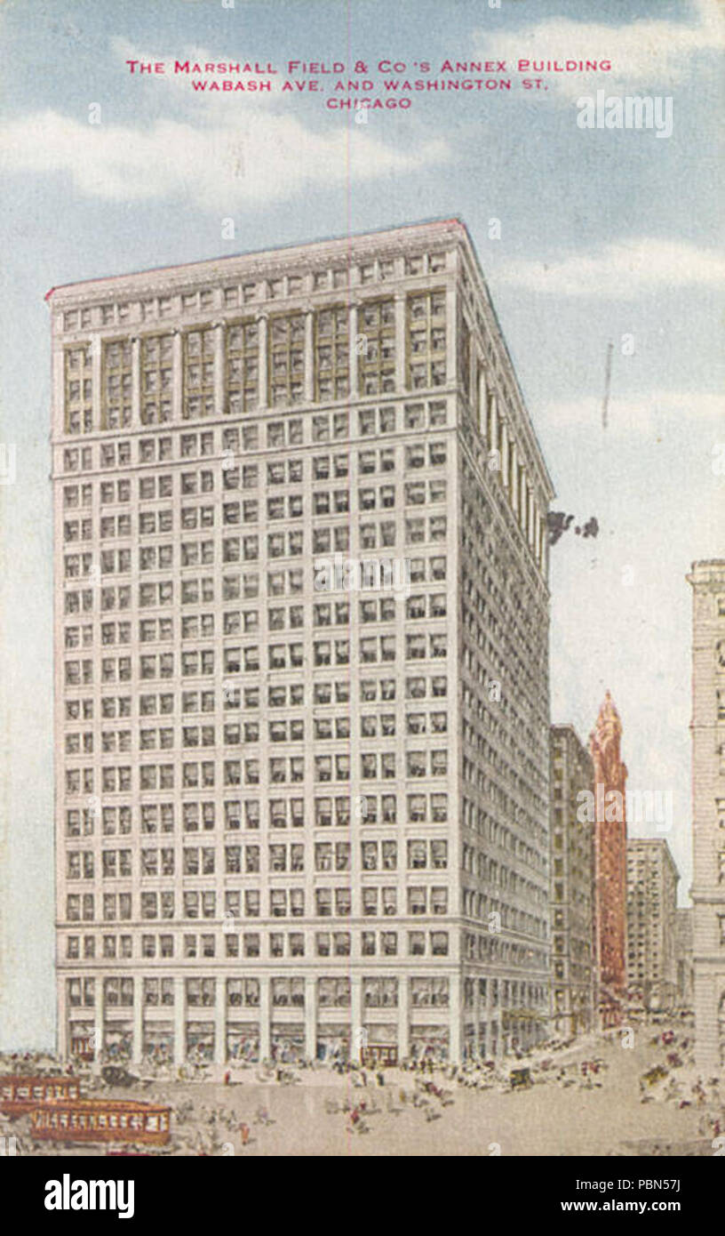 1000 Marshall Field &amp; Co. Annex Building. Wabash Ave. And Washington St., Chicago (NBY 417266) Stock Photo