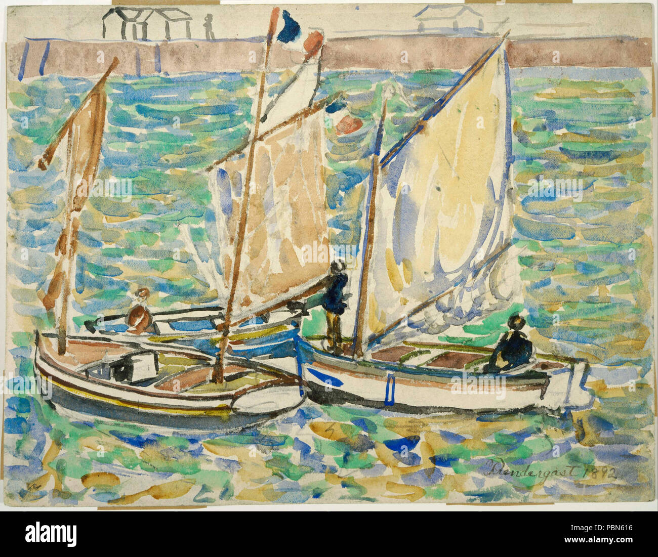 1006 Maurice Prendergast - St. Malo Stock Photo - Alamy