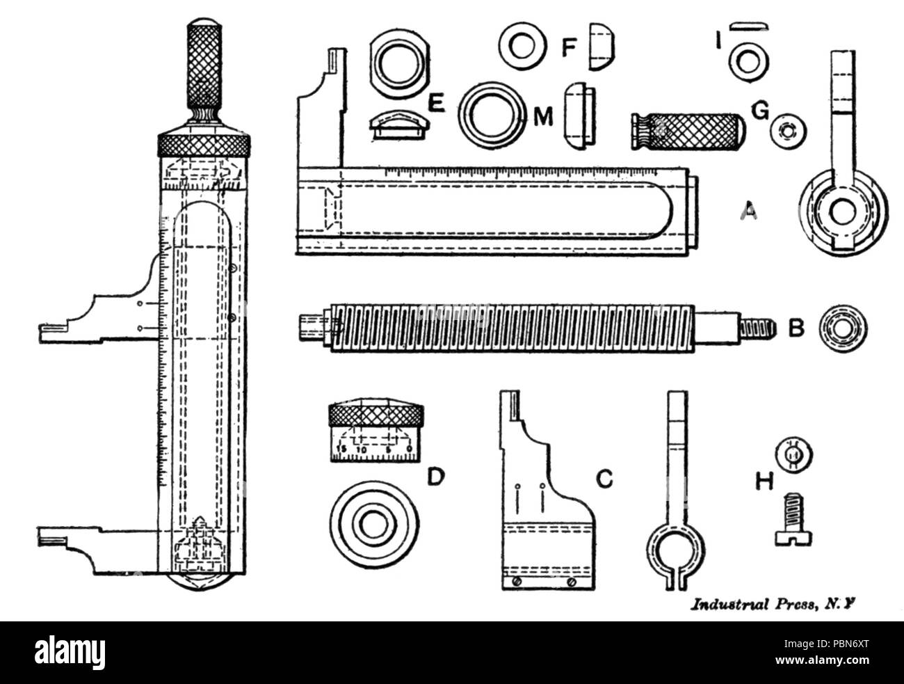 1012 Measuring Tools (Industrial Press) Fig 21 Stock Photo Alamy