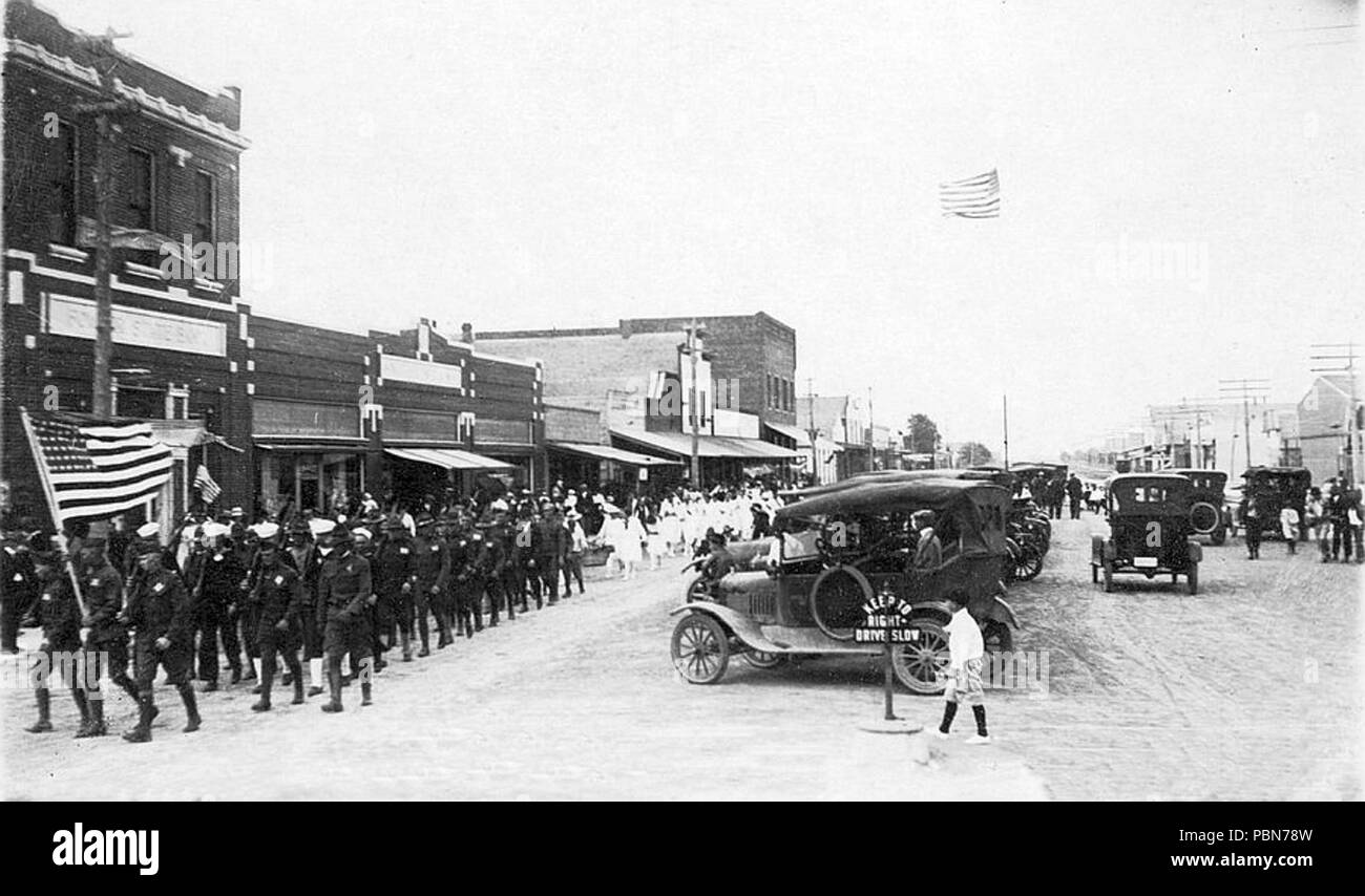 1014 Memorial Day parade, Fowler, Kansas (1919 Stock Photo Alamy