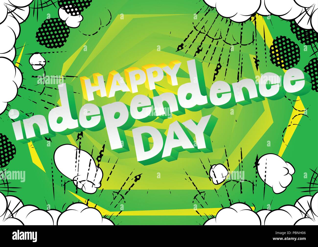 Vector illustrated banner, greeting card for Brazilian Independence Day ...