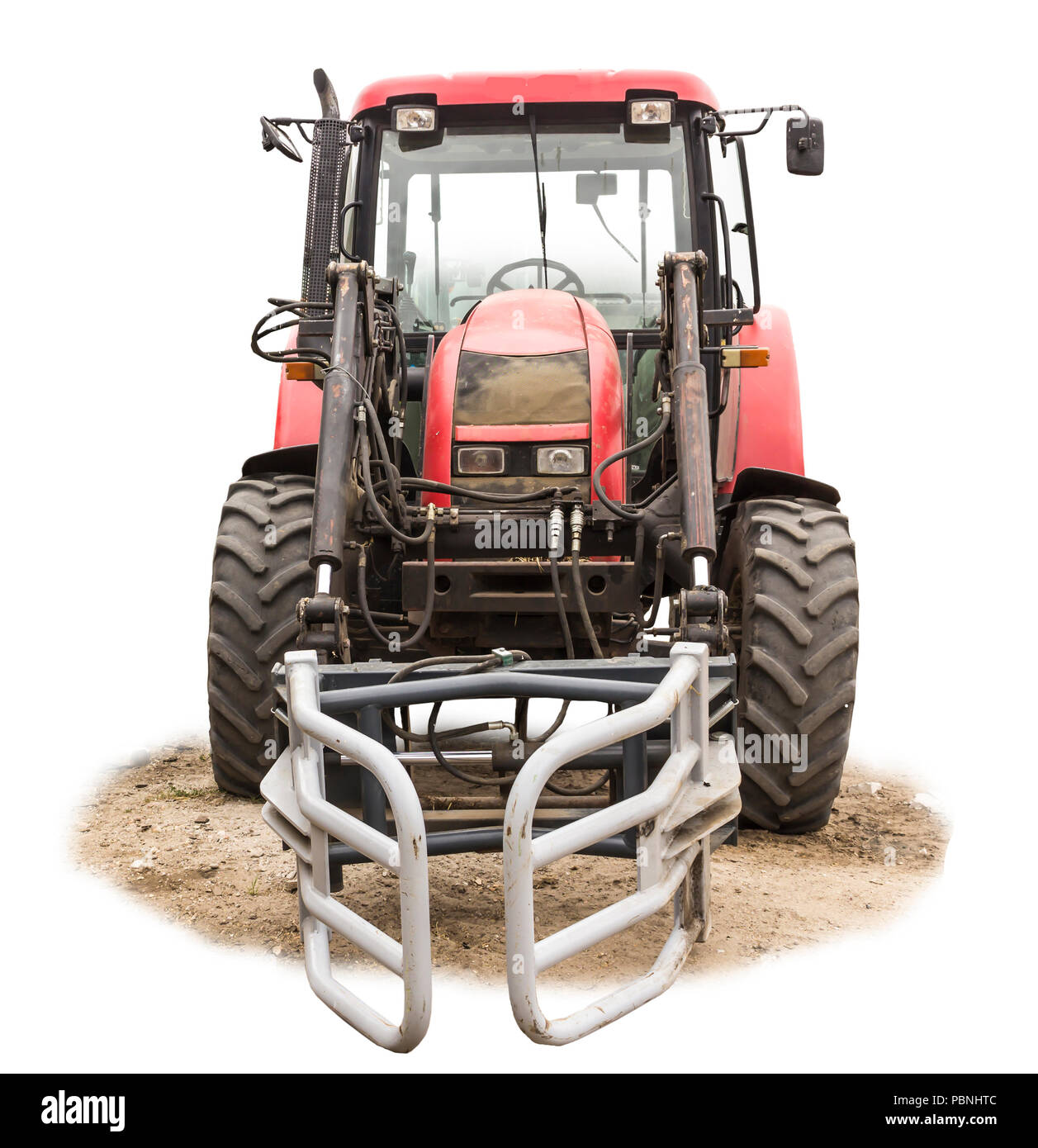 Tractor and cattle Cut Out Stock Images & Pictures Alamy