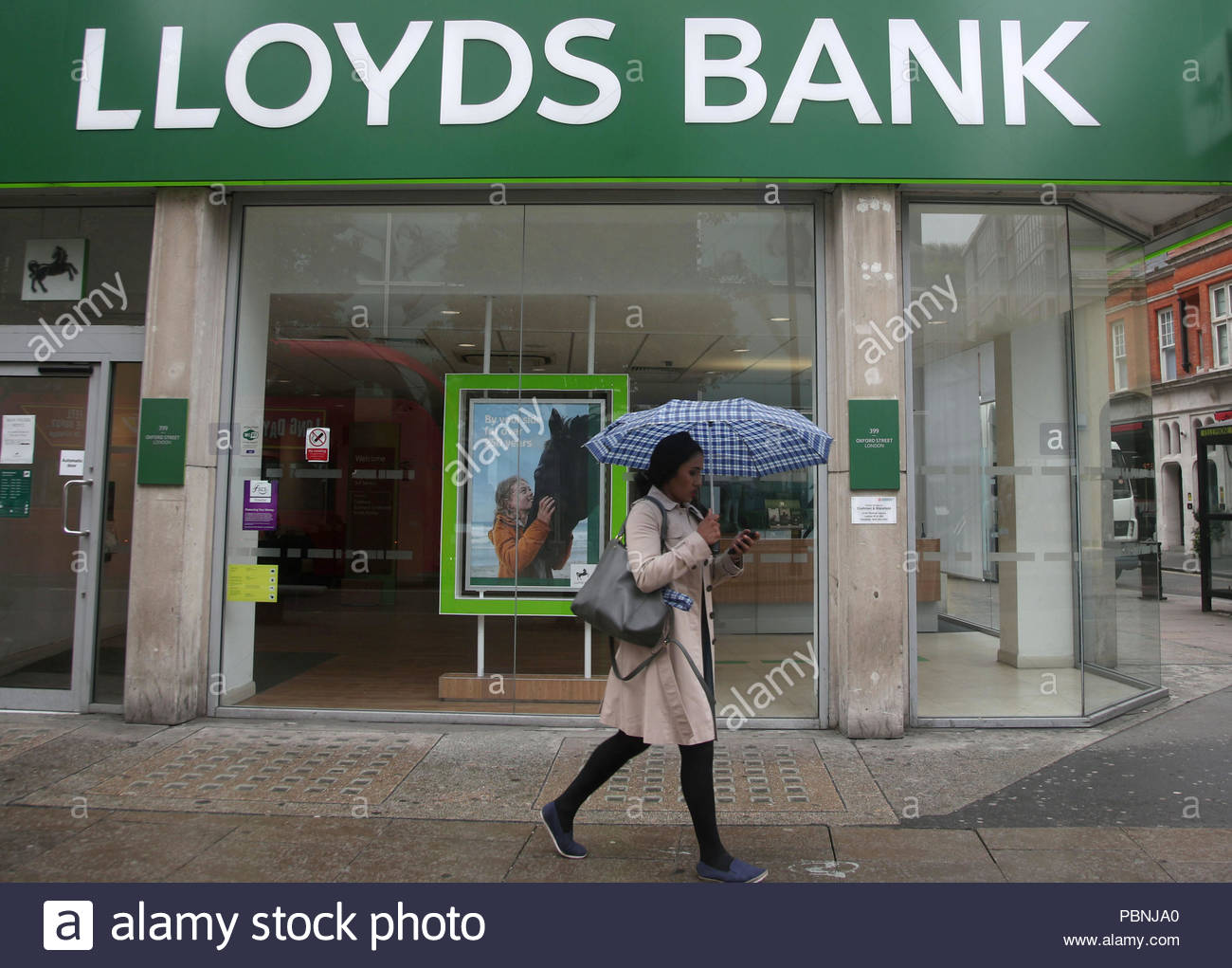 File Photo Dated 29 5 2018 Of A Branch Of Lloyds Bank On Oxford