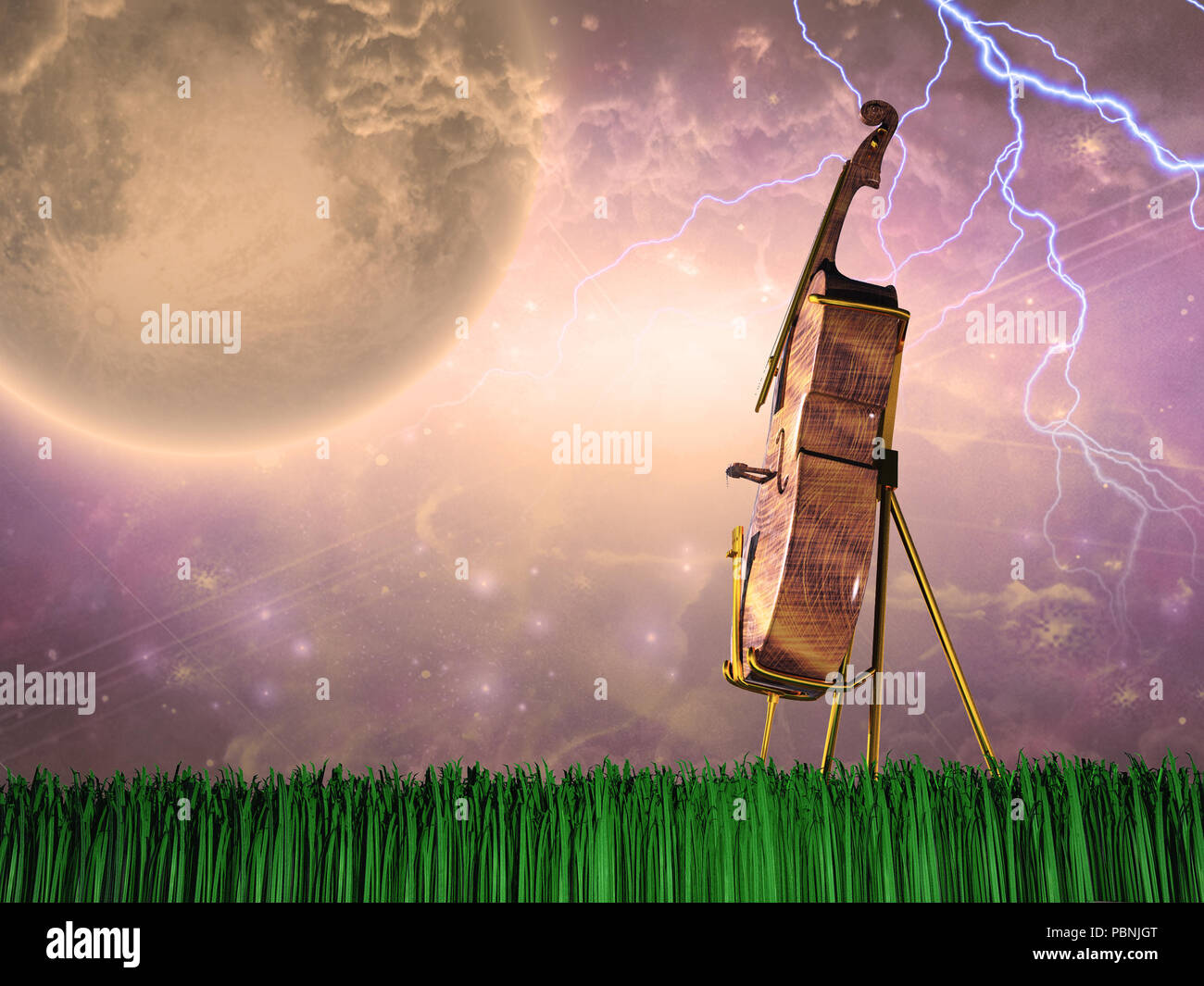 Giant string instrument hi-res stock photography and images - Alamy