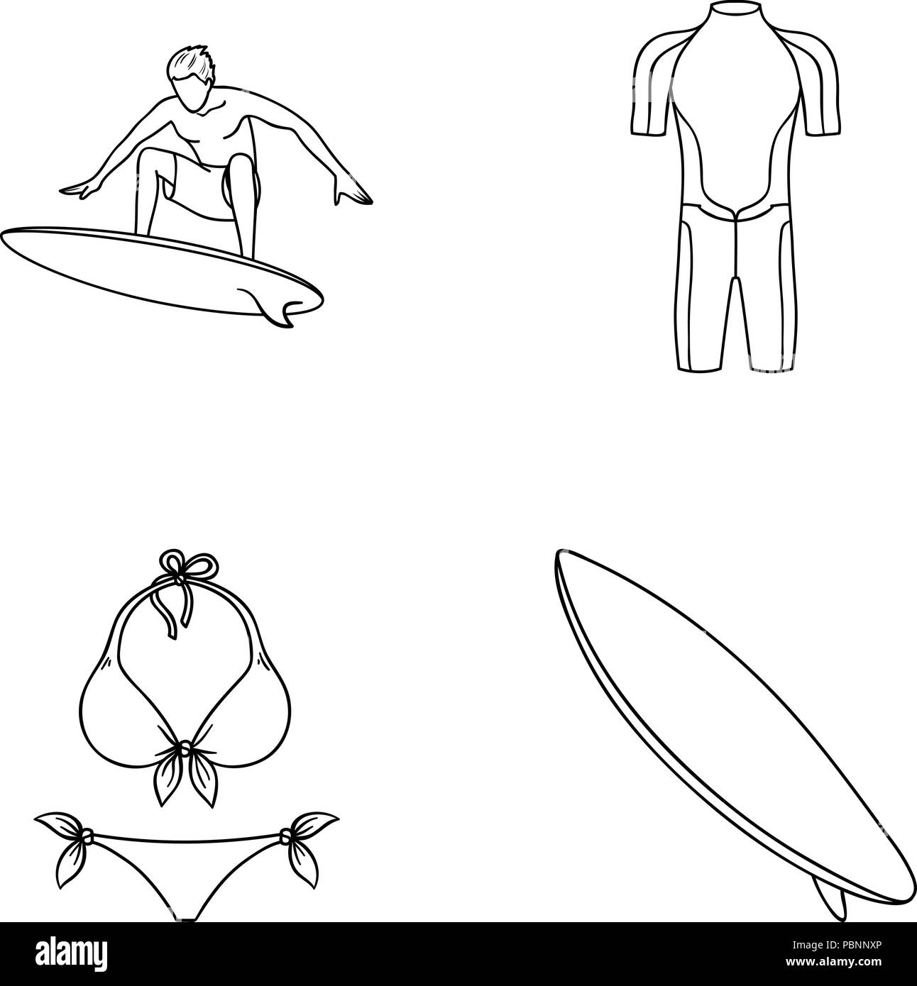 Wet Suit Surf Company Based SVG Eps Png Dxf in Folders 