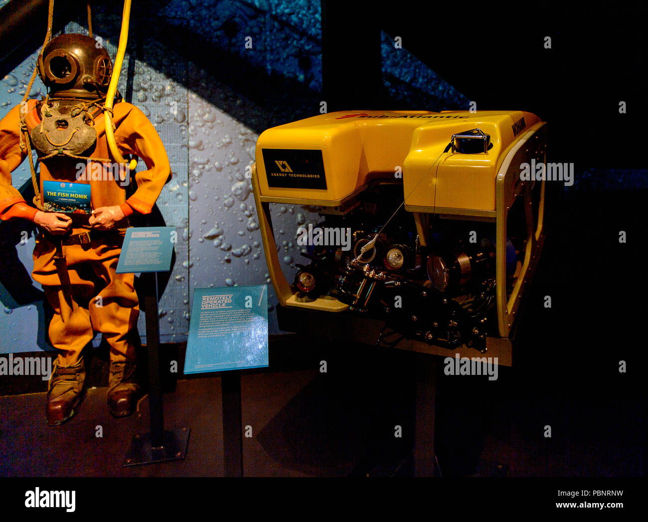 BELFAST, NI JULY 14, 2016 Diving experience in the Titanic Belfast