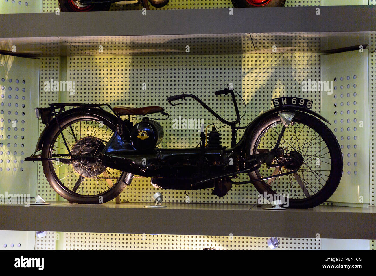 GLASGOW, SCOTLAND JULY 16, 2016 Motorcycle collection in the