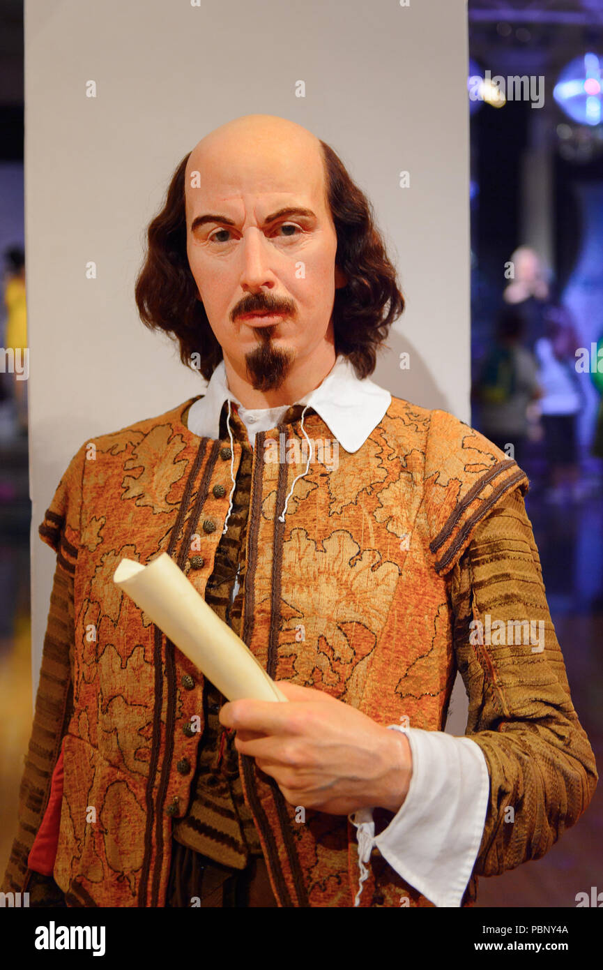 Wax figure william shakespeare english hi-res stock photography and ...