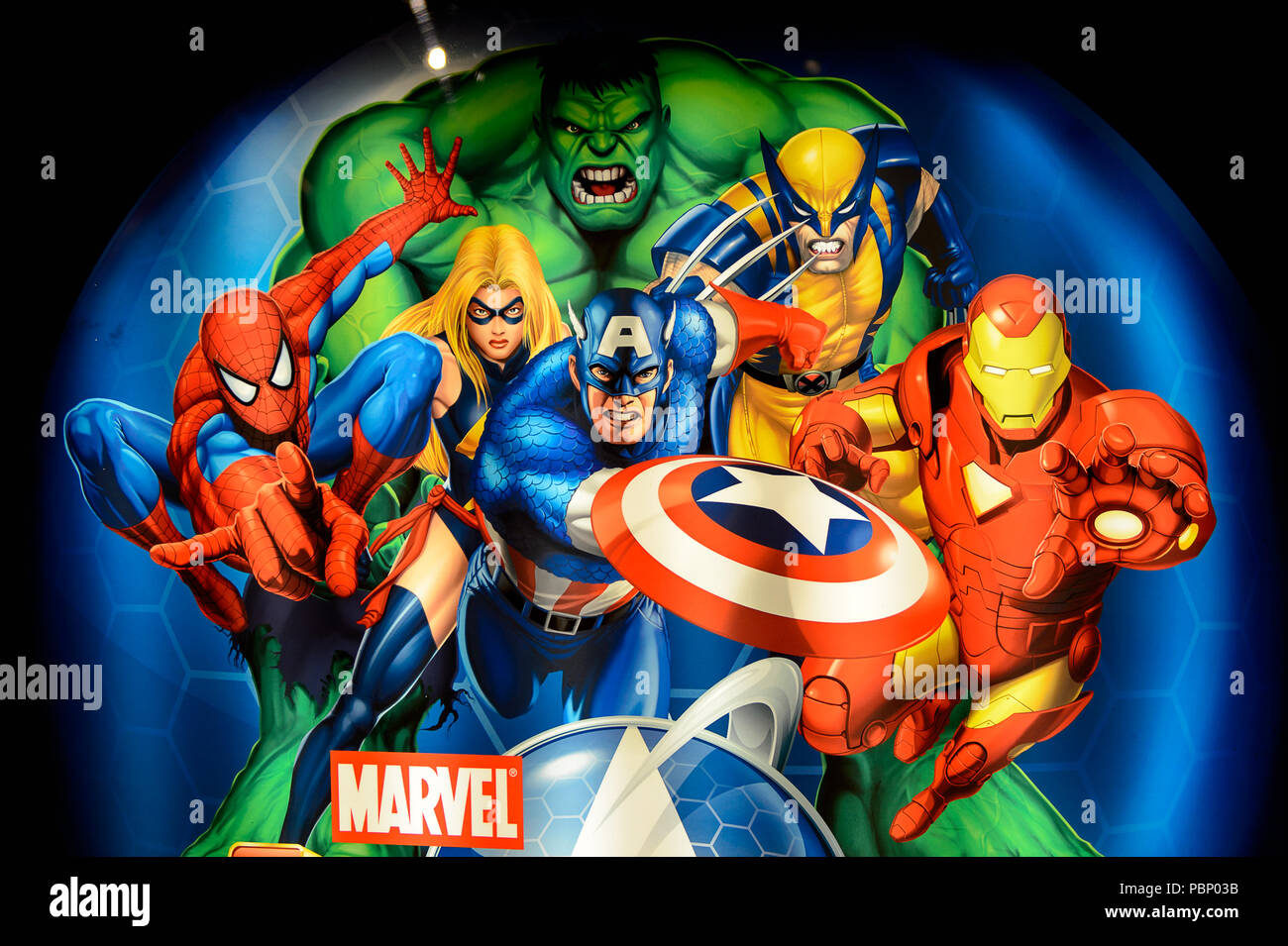 The avengers poster hi-res stock photography and images - Alamy