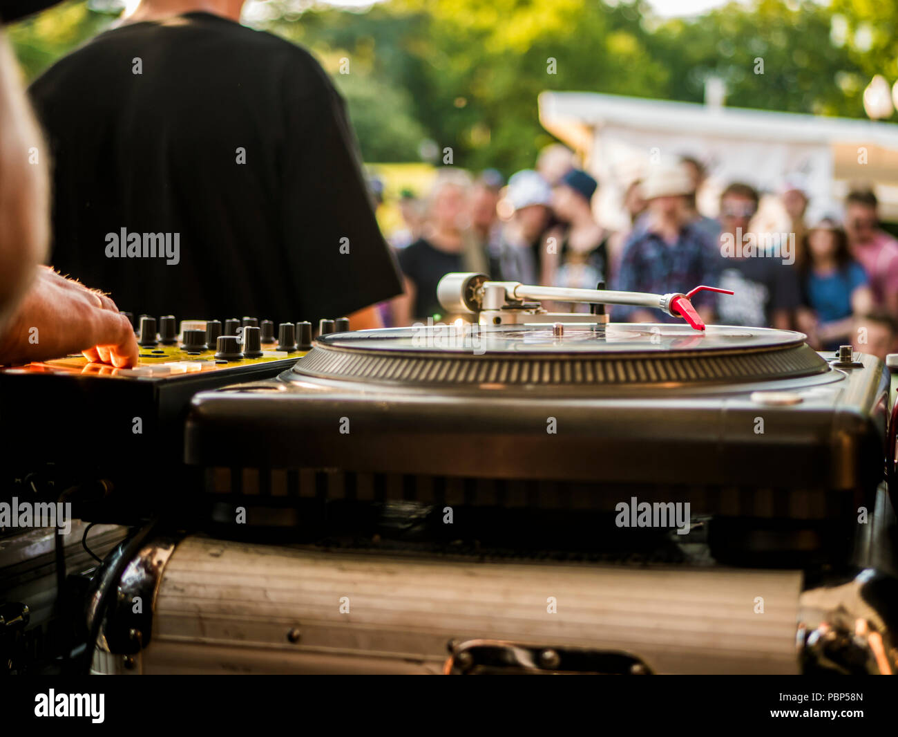 Dj setup for event hires stock photography and images Alamy