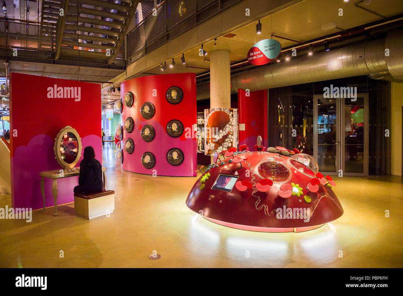 AMSTERDAM, NETHERLANDS JUN 2, 2015 Interior of the Science Center
