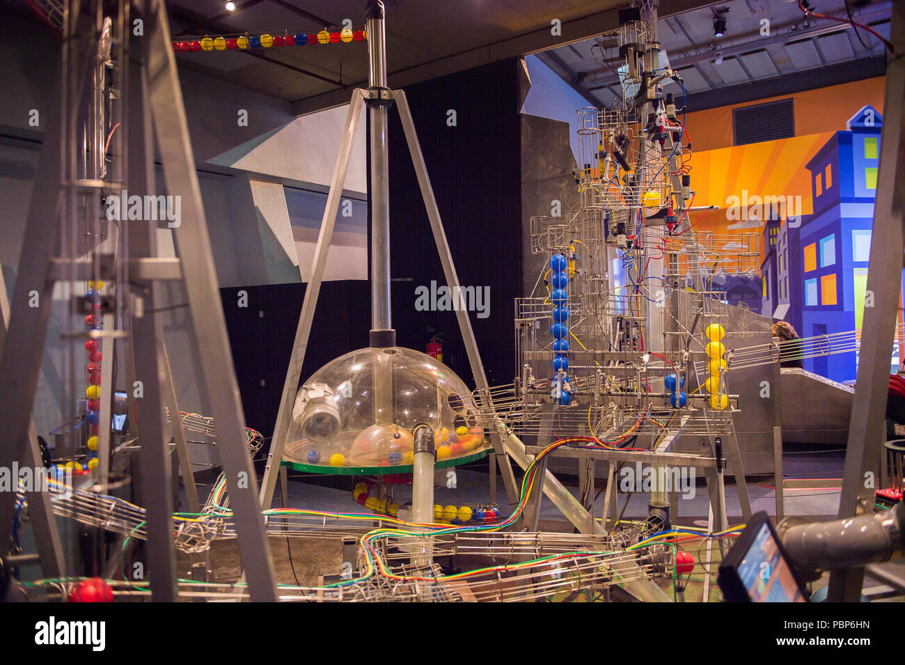 AMSTERDAM, NETHERLANDS JUN 2, 2015 Interior of the Science Center