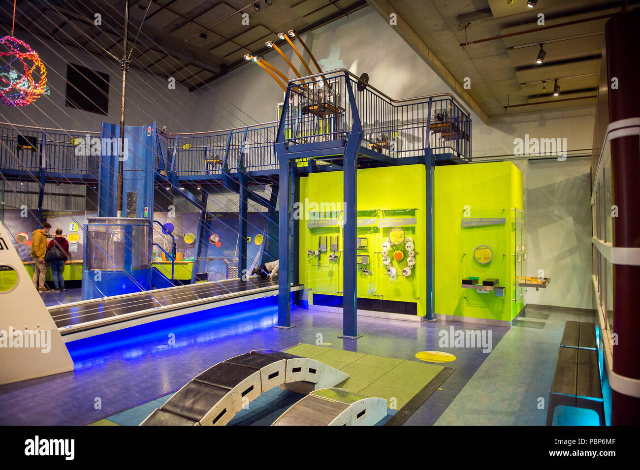 AMSTERDAM, NETHERLANDS JUN 2, 2015 Interior of the Science Center