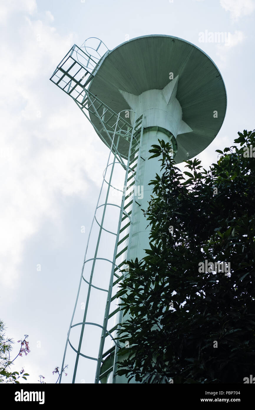 elevated water tank with steel fixed ladders Stock Photo Alamy