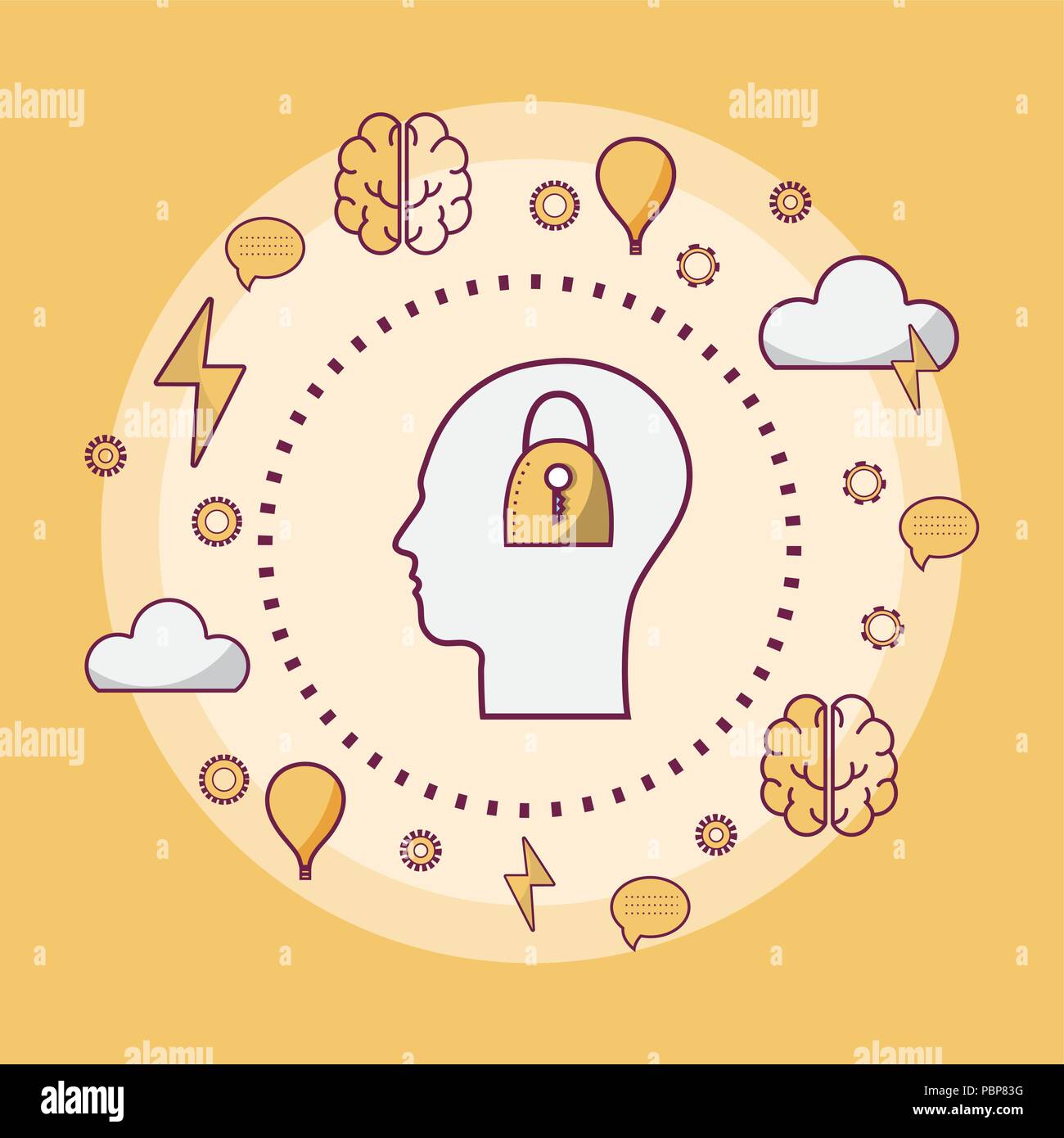 Human mind concept Stock Vector Image & Art Alamy