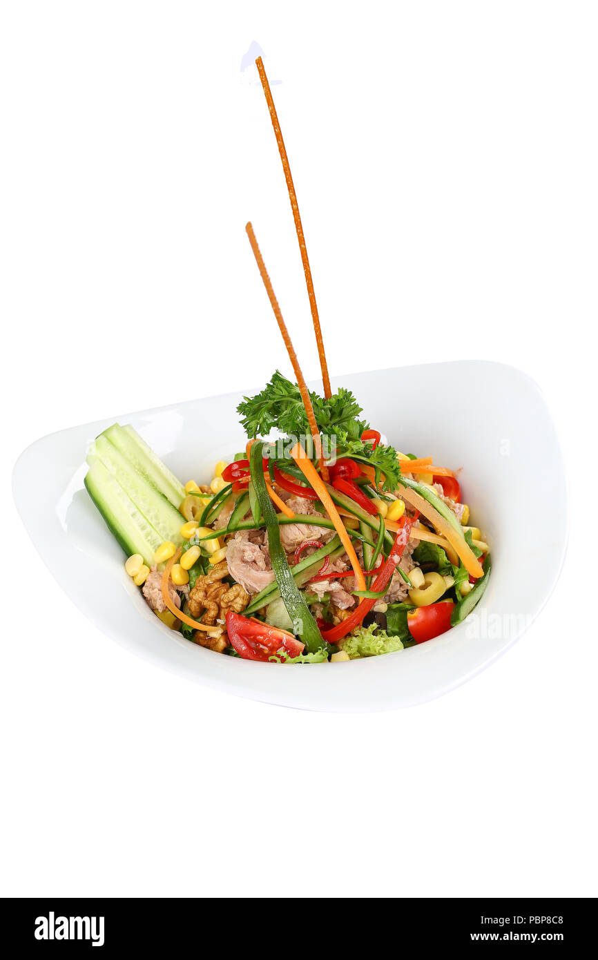 Healthy food fresh vegetable salad Stock Photo - Alamy