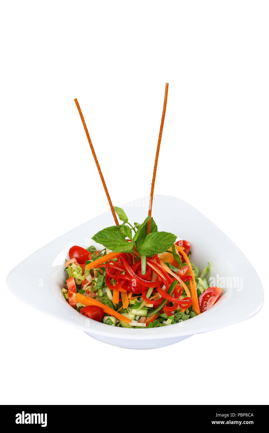 Healthy food fresh vegetable salad Stock Photo - Alamy