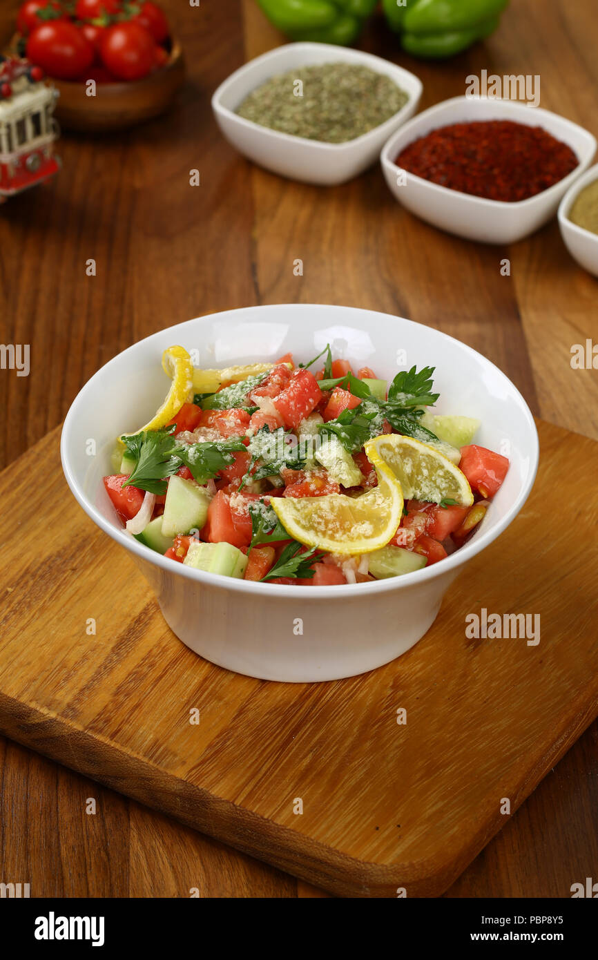 Healthy food fresh vegetable salad Stock Photo - Alamy