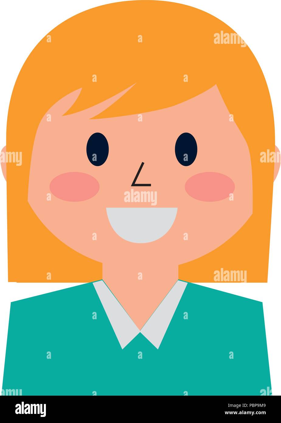 business woman avatar character vector illustration design Stock Vector ...