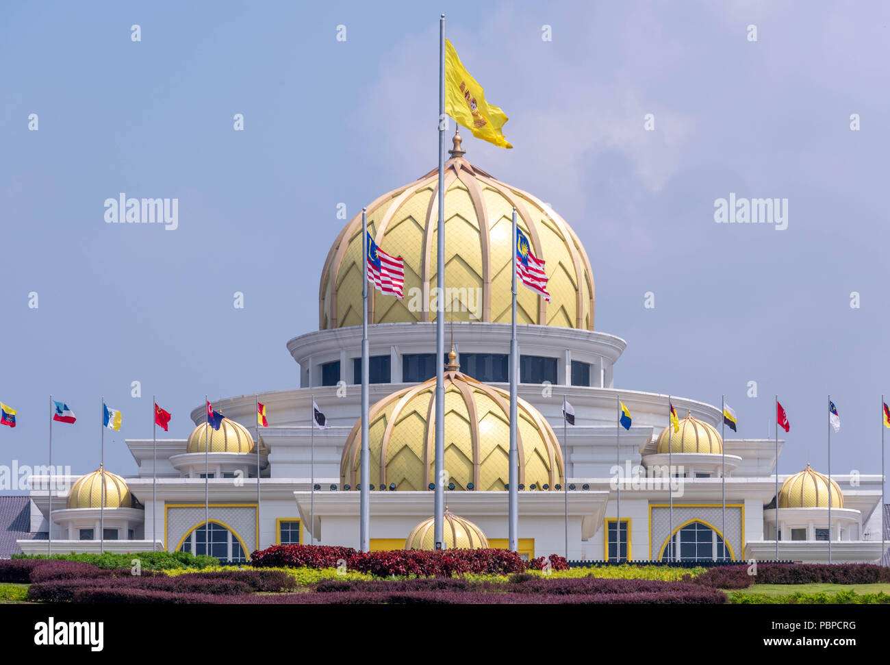 National Palace of Malaysia in Kuala Lumpur Stock Photo