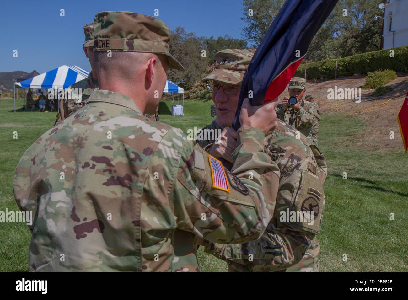 FORT HUNTER LIGGETT, CALIF. - Army Reserve Brig. Gen. Michael D. Roache ...