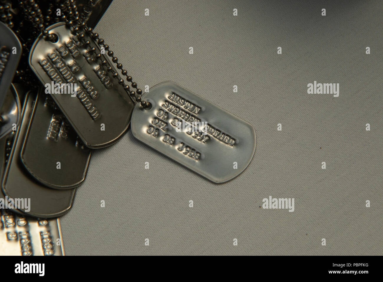 Vietnam dog tags hi-res stock photography and images - Alamy