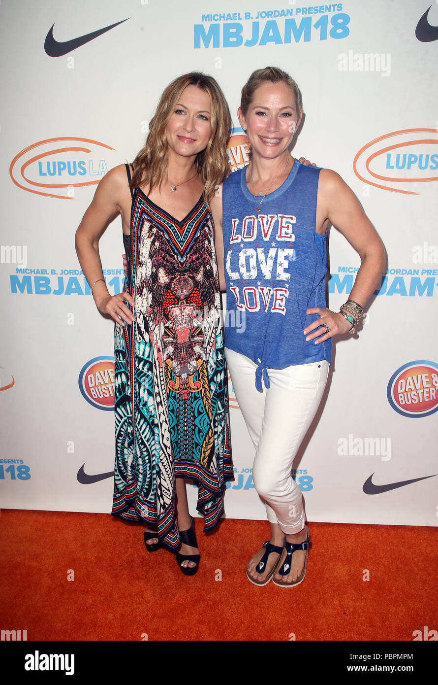 Hollywood, California, 28th July, 2018. Ali Hillis, Meredith Monroe, at