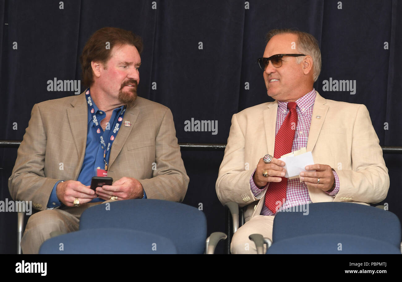 New York, NY, USA. 28th July, 2018. Baseball Hall Of Fame member Wade ...
