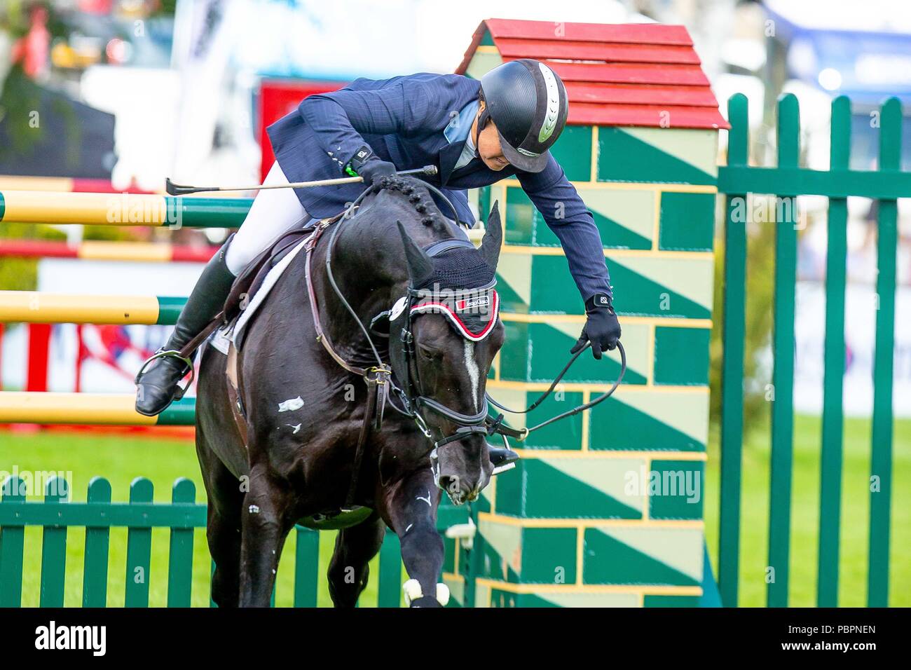 2nd Place. Pippa Funnell riding Billy Congo. GBR.The BHS Queen ll Cup